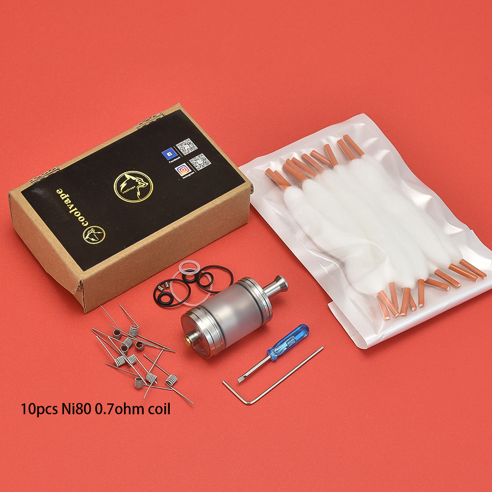 Vape Coil Replacement - Taifun GTR RTA 23mm MTL Single