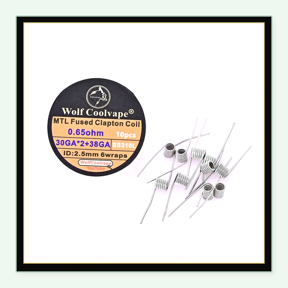 10pcs Wolfcoolvape MTL Fused C - Vape Coil Replacement review and price