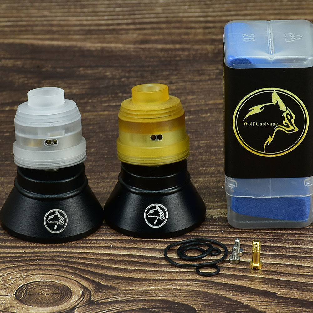 Wolfcoolvape Hussar V2 RDA Tan - Rda Atomizer Deck review and price