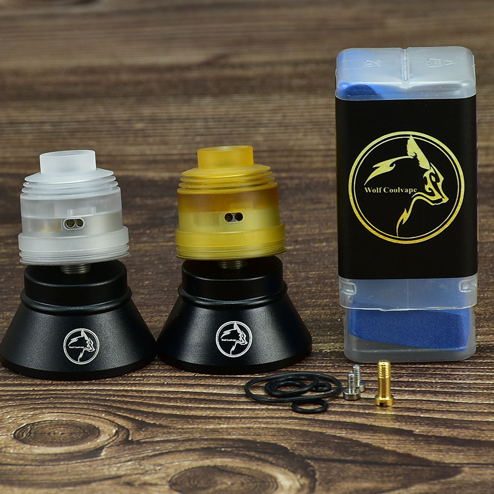 Wolfcoolvape Hussar V2 RDA Tan - Rda Atomizer Deck review and price